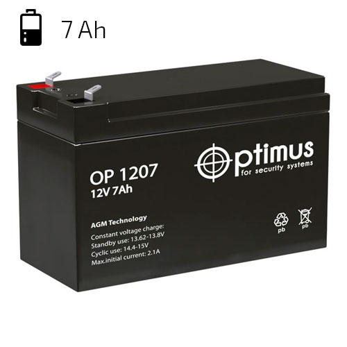 Optimus OP1207 Аккумулятор резервного питания 