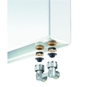 Oventrop Multiflex F 3/4"НРх3/4"НГ Узел нижнего подключения угловой