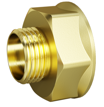 LD Pride Переход DN25х15 (1"ВР х 1/2"НР) латунь