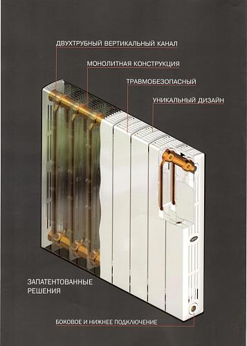 Rifar Supremo 500 - 14 секции титан биметаллический секционный радиатор