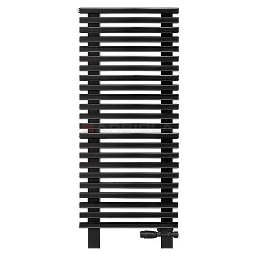 Arbiola Gorizont Compact VZ 600-63-23 секции черный горизонтальный радиатор c нижним подключением с ножками