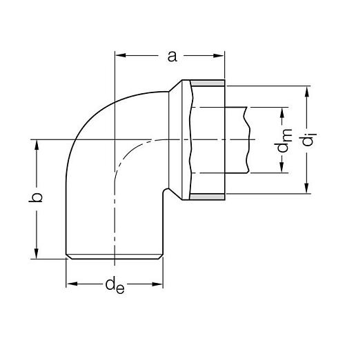 Отвод Rehau Raupiano под сифон Dн 40/40-30