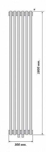 Purmo Delta Laserline MR 3180/6 секций центральное нижние подключение