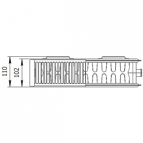 Axis 22 500x1600 Classic стальной панельный радиатор с боковым подключением