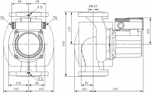 Wilo TOP-S 65/15 DM PN6/10 Циркуляционный насос фланцевый