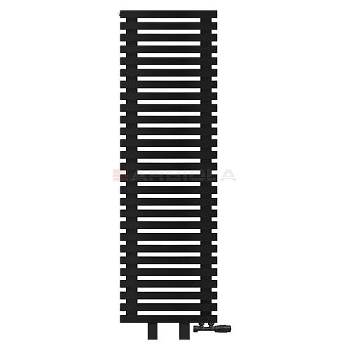 Arbiola Gorizont Ritmo VZ 500-40-27 секций чёрный горизонтальный  радиатор c нижним подключением (на ножках)