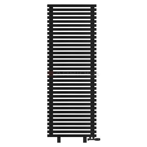 Arbiola Gorizont Ritmo VZ 700-40-34 секции чёрный горизонтальный  радиатор c нижним подключением (на ножках)