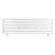 Arbiola Gorizont Ritmo HZ 1750-40-09 секций белый горизонтальный  радиатор c боковым подключением (на ножках)