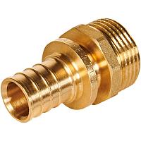 ROMMER Переходник с наружной резьбой 25xG1 для трубы из сшитого полиэтилена осевой