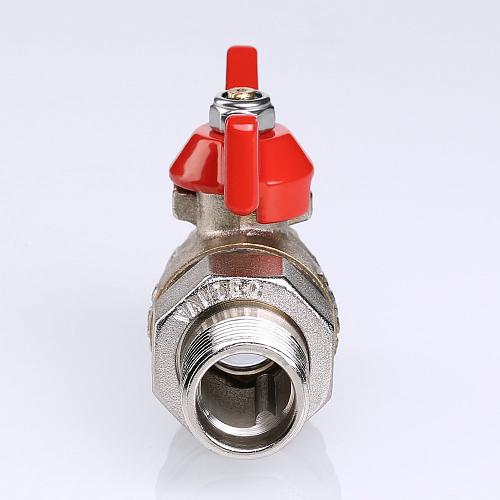 Valtec Base 1/2" Кран шаровой наружная/наружная резьба с полусгоном