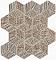 Fap Ceramiche Lumina Glam Taupe Cube Mosaico 22,5×26 см Мозаика