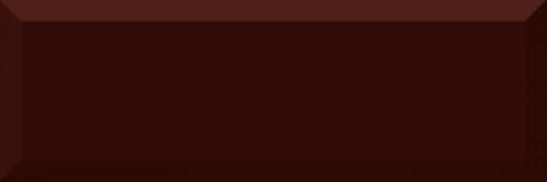 Absolut Keramika Wine 02 Monocolor Biselado Brillo Marron 10x30 см Настенная плитка