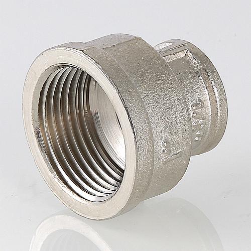 Valtec 3/4" x 1/4" Латунная никелированная муфта