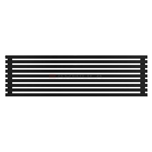 Arbiola Gorizont Ritmo H 1500-40-09 секций чёрный горизонтальный  радиатор c боковым подключением