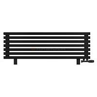 Arbiola Gorizont Ritmo VZ 1200-40-07 секций чёрный горизонтальный  радиатор c нижним подключением (на ножках)