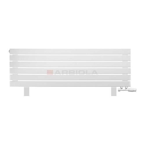 Arbiola Gorizont Liner VZ 1200-36-06 секции белый горизонтальный радиатор c нижним подключением с ножками