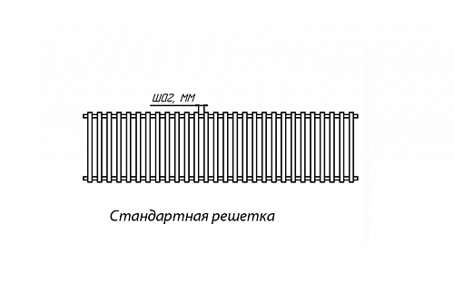 Бриз КЗТО 260 - 4500 мм Решетка декоративная дуб