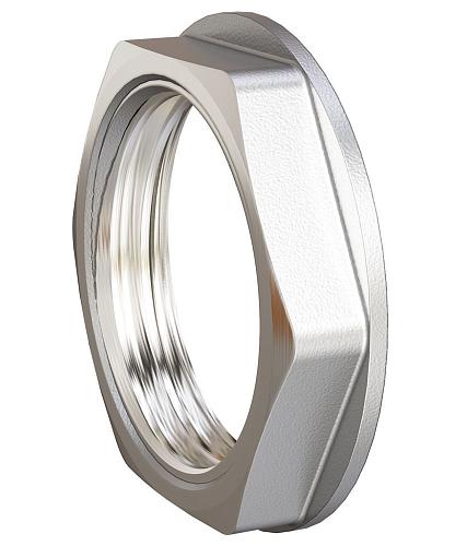 LD Pride Контргайка DN32 (1 1/4") латунь никель