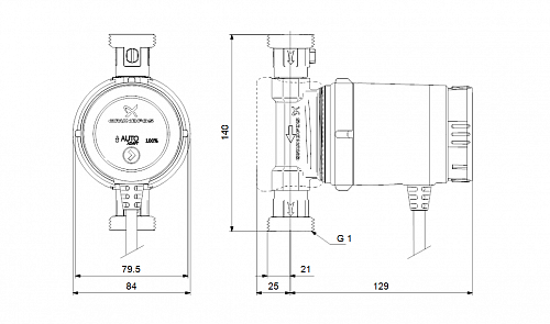 Grundfos Comfort 15-14 BXA PM Циркуляционный насос