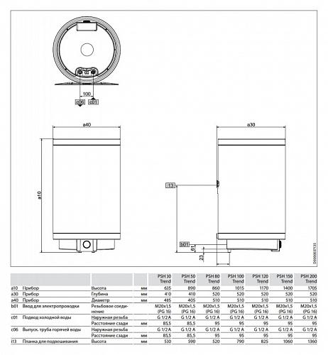 Stiebel Eltron PSH 30 Trend Электрический водонагреватель