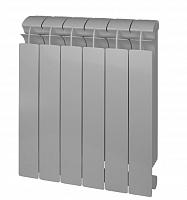 Global Style Plus 500 14 cекции БиМеталлический секционный радиатор серый (глобал)