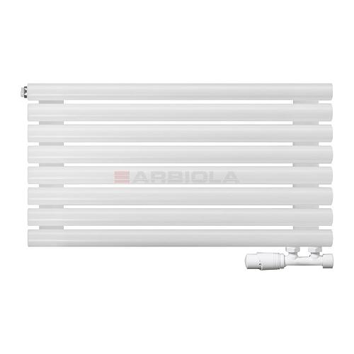 Arbiola Gorizont Iris V 750-42-08 секции белый горизонтальный радиатор c нижним подключением