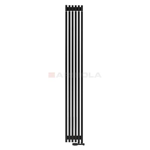Arbiola Compact V 2000-63-06 секции черный вертикальный радиатор c нижним подключением