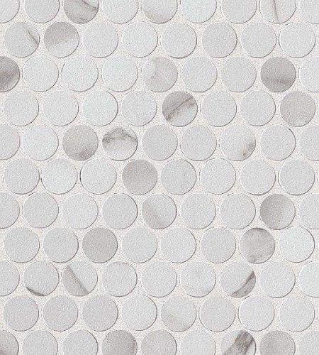 Fap Ceramiche Roma Round Statuario Mosaico 29.5x32.5 см