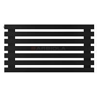 Arbiola Gorizont Ritmo H 700-40-07 секций чёрный горизонтальный  радиатор c боковым подключением