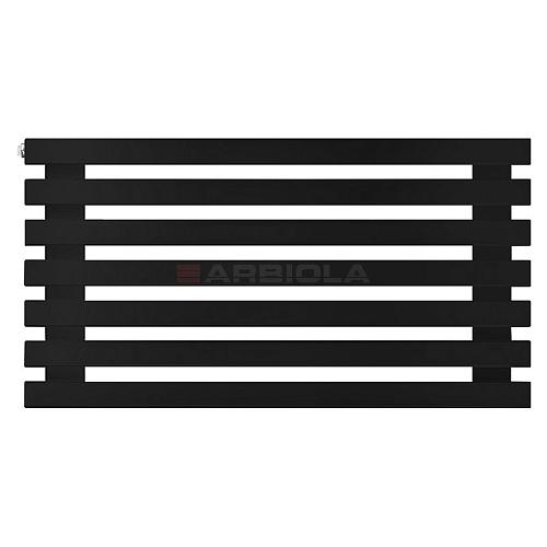 Arbiola Gorizont Ritmo H 700-40-07 секций чёрный горизонтальный  радиатор c боковым подключением