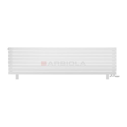 Arbiola Gorizont Liner VZ 2200-36-08 секции белый горизонтальный радиатор c нижним подключением с ножками