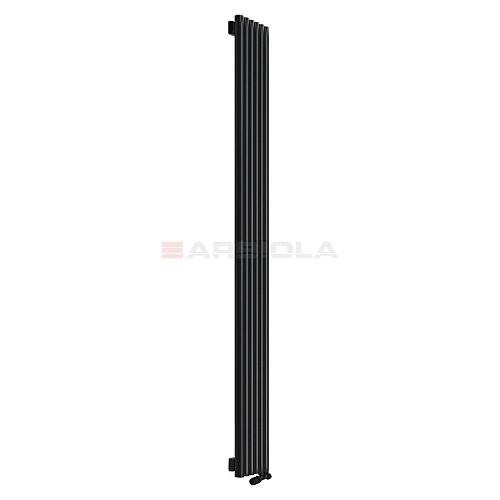Arbiola Iris 42 V 2200-42-13 секции черный вертикальный радиатор c нижним подключением