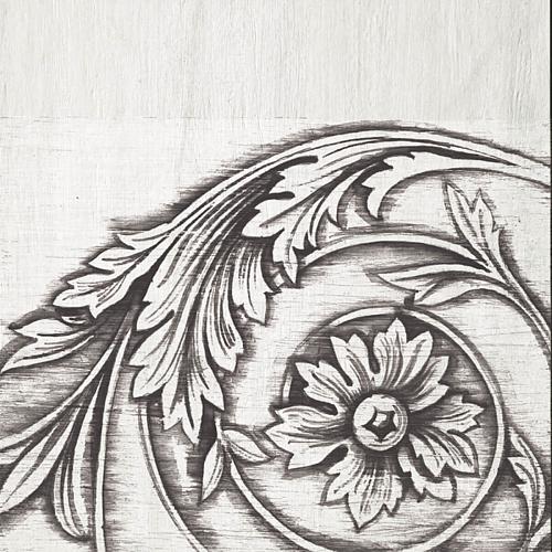Iris FrenchWoods Curly Cork Formella 20x20 см Вставка
