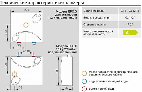 Kospel EPO.D-5 Amicus Электрический проточный водонагреватель