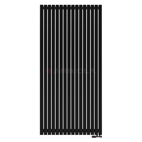 Arbiola Mono V 2200-60-16 секции черный вертикальный радиатор c нижним подключением