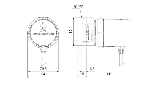 Grundfos Comfort 15-14 B PM Циркуляционный насос