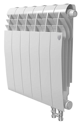 Royal Thermo Biliner 350 V Bianco Traffico /4 секции Биметаллический радиатор с нижним правым подключением