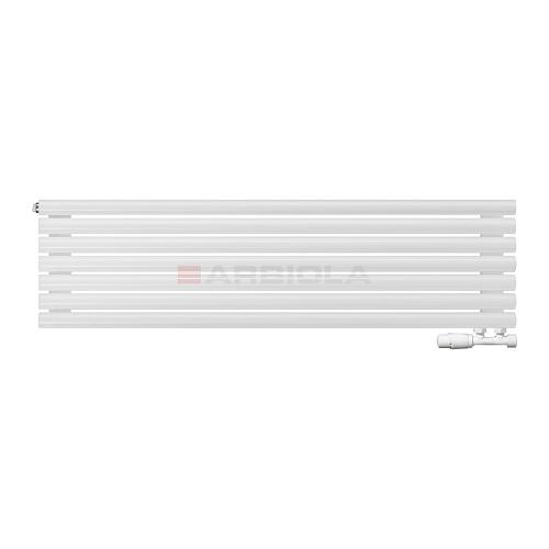 Arbiola Gorizont Iris V 1200-42-07 секции белый горизонтальный радиатор c нижним подключением