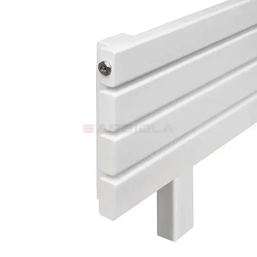 Arbiola Gorizont Liner HZ 1800-36-02 секции белый горизонтальный радиатор c боковым подключением с ножками