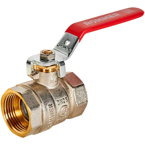 ROMMER Кран шаровой, ВР/ВР, ручка рычаг 1"