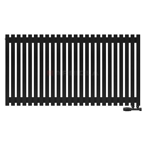 Arbiola Ritmo V 700-40-24 секции черный вертикальный радиатор c нижним подключением