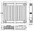 Kermi FKO 11 300х3000 панельный радиатор с боковым подключением