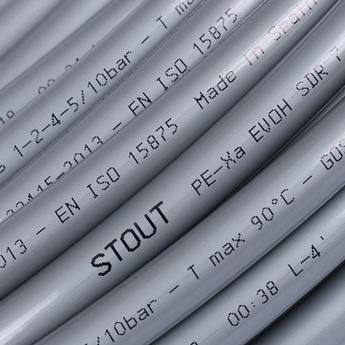 STOUT PEX-a 16х2,2 (20м) труба из сшитого полиэтилена серая