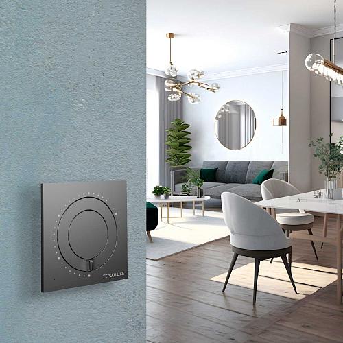 Теплолюкс Solus Терморегулятор механический черный