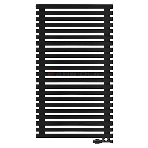 Arbiola Ritmo Gorizont V 750-40-22 секции чёрный горизонтальный радиатор c нижним подключением