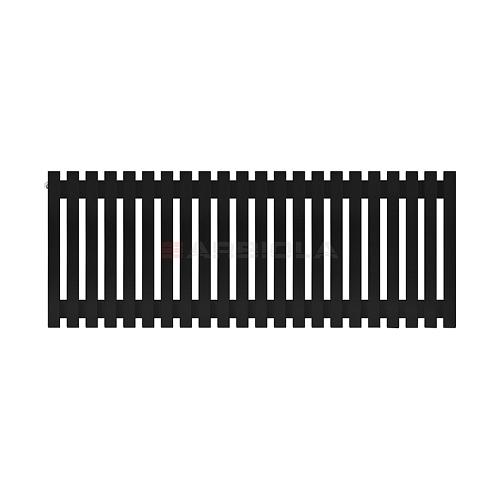 Arbiola Ritmo H 600-40-22 секции черный вертикальный радиатор c боковым подключением