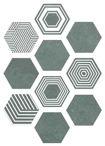 ITT Ceramic Pier17 Turquoise 23,2X26,7 см Напольная плитка