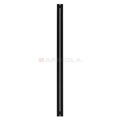 Arbiola Mono H 2000-60-02 секции черный вертикальный радиатор c боковым подключением