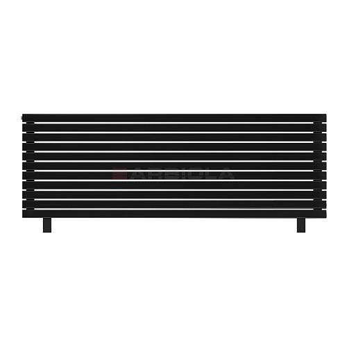 Arbiola Gorizont Liner HZ 2000-36-11 секции черный горизонтальный радиатор c боковым подключением с ножками