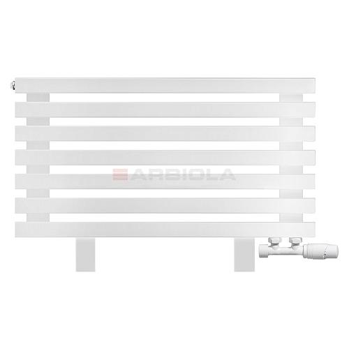 Arbiola Gorizont Ritmo VZ 1000-40-07 секций белый горизонтальный  радиатор c нижним подключением (на ножках)